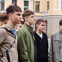 Школьники посетили Военную академию Республики Беларусь