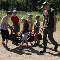 Военнослужащие 120 омбр подготовили для воспитанников лагеря «Орлята» военнизированную эстафету