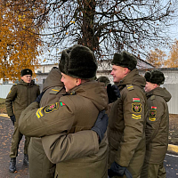 Увольнение в запас военнослужащих срочной военной службы в 85 брс