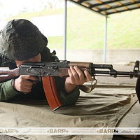 Занятия с курсантами Военной академии по огневой подготовке