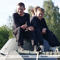 Торжественная церемония закрытия военно-патриотической игры «Зарница»