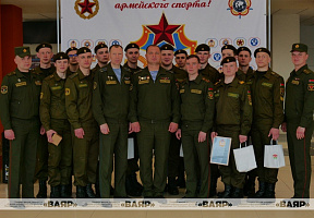 Чествование военнослужащих в Спорткомитете Вооружённых Сил