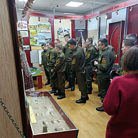 Военнослужащие посетили Осиповичский районный историко-краеведческий музей