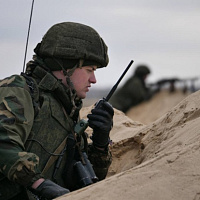 Боевые стрельбы взводов на полигоне Брестский