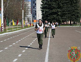 Контрольные занятия по физической подготовке в Гродненском гарнизоне	