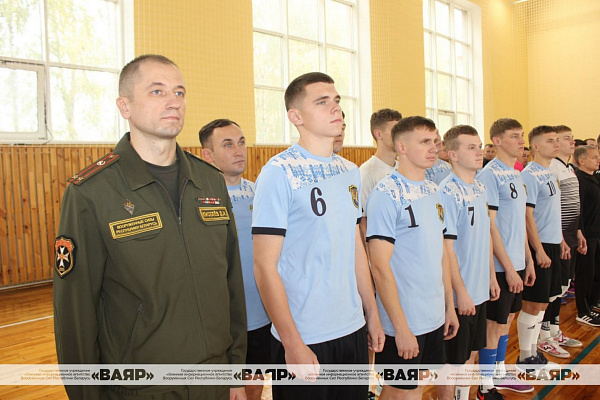 Торжественное открытие чемпионата Вооружённых Сил Республики Беларусь по мини-футболу