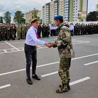 Торжественное закрытие областного этапа военно-патриотической игры «Зарница»