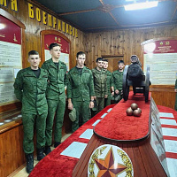Курсанты военного факультета в БГАА посетили музей 46-го арсенала ракет и боеприпасов