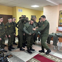 Встреча с сапёрами