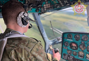 Тренировочные полёты курсантов Военной академии