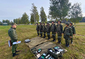 С курсантами военного факультета в БГУ прошли занятия по медицинской подготовке