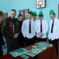 В рамках военно-патриотического воспитания