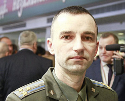 Гвардии полковник Сергей Суховило, заместитель командира по идеологической работе — начальник отделения идеологической работы 38‑й Брестской отдельной гвардейской дшб