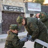 Белорусские военные медики разворачивают полевой госпиталь в Сирии