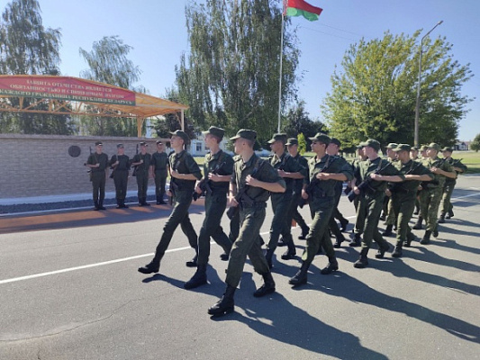 Курсанты военно-транспортного факультета в БелГУТ готовятся к принятию Военной присяги