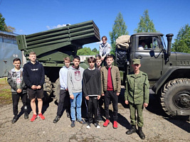 В гостях у гвардейцев