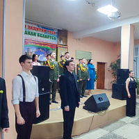 Концерт на полигоне для военнослужащих запаса