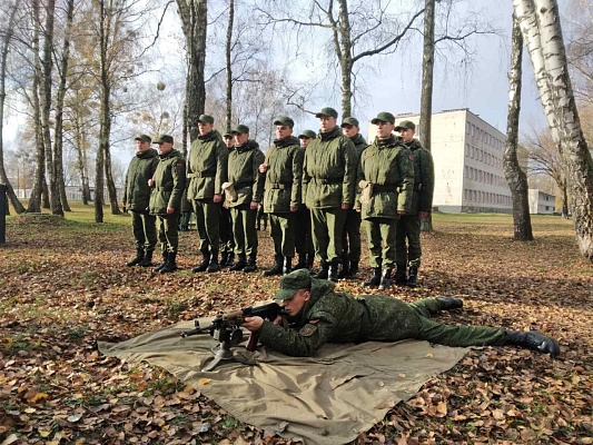 Занятие по огневой подготовке