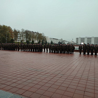 Чествование военнослужащих, увольняемых в запас