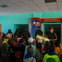 Минскую военную комендатуру посетили учащиеся средней школы №197 г. Минска