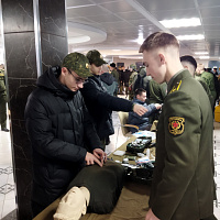 День профессиональной ориентации для поступления в военно-учебные заведения прошел в Слуцке