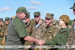В 38 одшбр проходит ежегодный сбор с офицерами - выпускниками военно-учебных заведений 2026 года