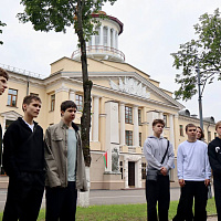 Школьники посетили Военную академию Республики Беларусь