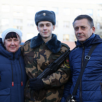 Слова священной клятвы произнесли защитники воздушных рубежей