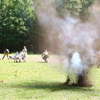 Гвардейцы приняли участие в военно-исторической реконструкции