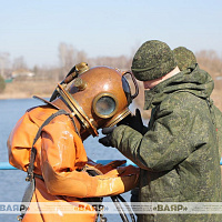 Занятия по водолазной подготовке с курсантами 72 ОУЦ