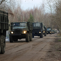 Военнослужащие совершили 50-километровый марш