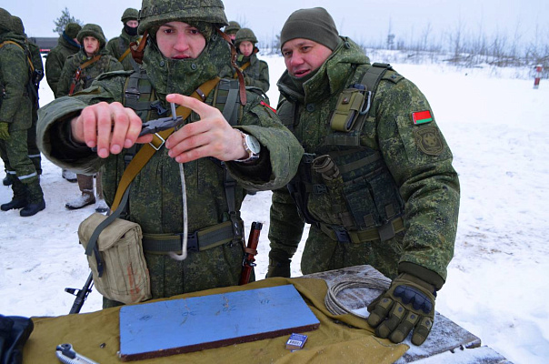 Военнослужащие 557-й инженерной бригады повышают уровень мастерства на полигоне