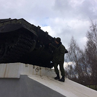 Военнослужащие 30-й отдельной железнодорожной бригады приняли участие в республиканской субботнике