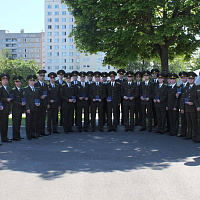 Годовой праздник военного факультета в Белорусской государственной академии авиации