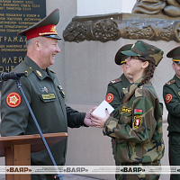 Финальный день смотра конкурса на лучший военно-патриотический клуб Вооружённых Сил