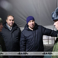 Представители администрации Гродненской области посетили участок Государственной границы Республики Беларусь, где белорусские военные выполняют задачи