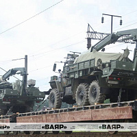  Военнослужащие осуществили погрузку техники на железнодорожные эшелоны