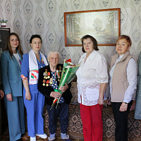 Поздравили ветеранов Случчины