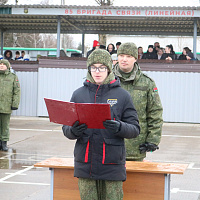 На базе 85 брс (л) открылся военно-патриотический клуб «Горизонт»