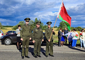 Военнослужащие в/ч 39872 — участники марафона «Единый»