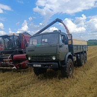 Военнослужащие продолжают оказывать помощь сельским труженикам в уборочной страде