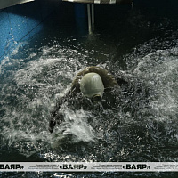 Занятие по легководолазной подготовке с танковыми подразделениями 120 омбр