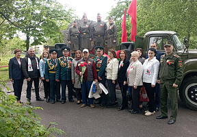 В Минской области поздравили ветеранов и участников Великой Отечественной войны с наступающим праздником