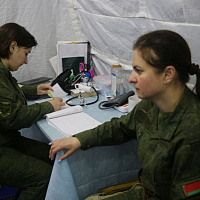 Военные врачи принимают участие в комплексной проверке боеготовности Вооружённых Сил