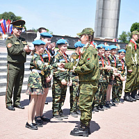 Торжественная церемония закрытия республиканского этапа военно-патриотической игры «Зарничка»