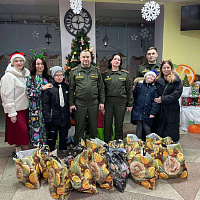 Военнослужащие 361 боо (ЦОВУ) приняли участие в акции «От всей души»