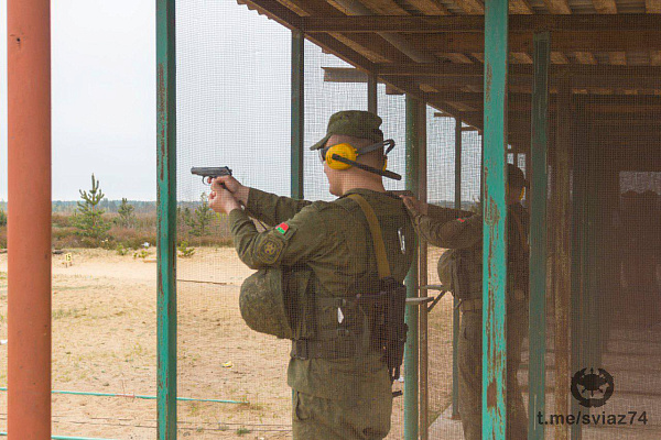 Контрольные занятия по огневой подготовке с военнослужащими 74 опс