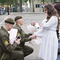 В 361 боо (ЦОВУ) состоялся ритуал приведения военнослужащих нового пополнения к Военной присяге