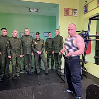 Встреча с белорусским богатырём