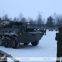 Проверка боевой готовности одного из батальонов 120 омбр